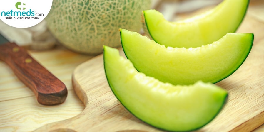 Honey dew melon piece