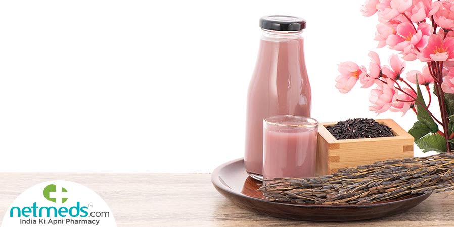 Black rice drink