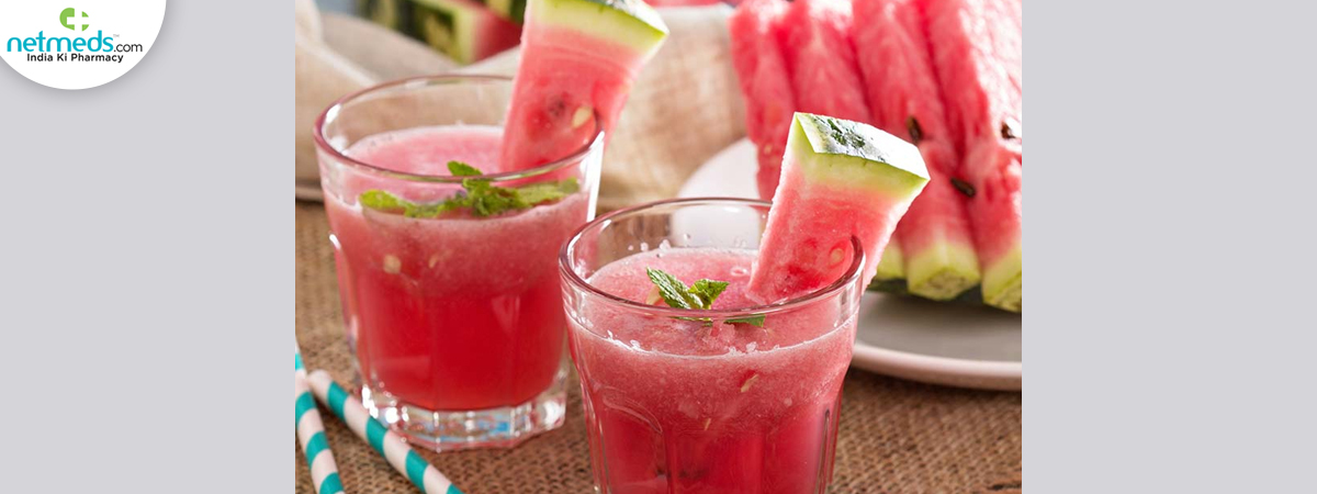 Watermelon juice to reduce uric acids