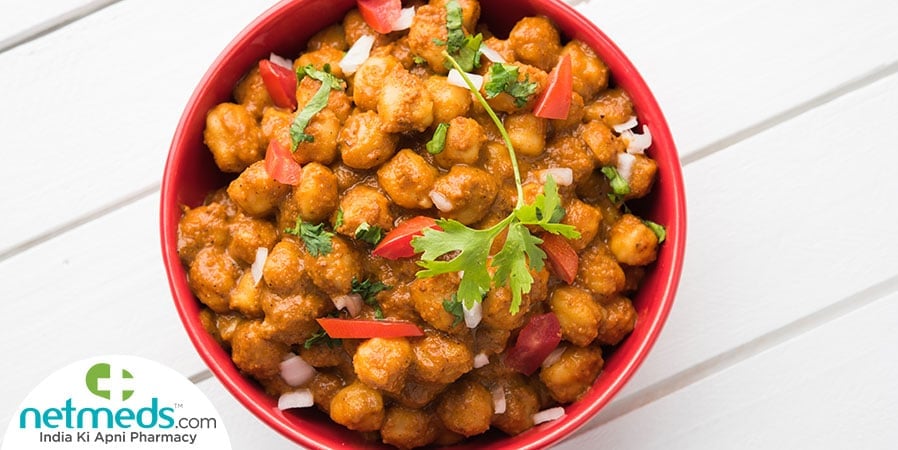 Kala chana chaat