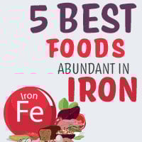 5 Foods Super-Rich In Iron That Are Essential For Overall Health-Infographics