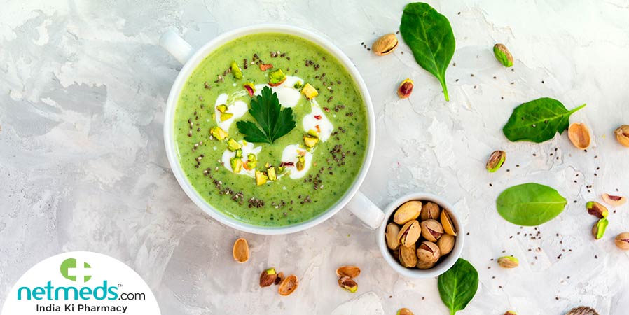 Pistachio soup