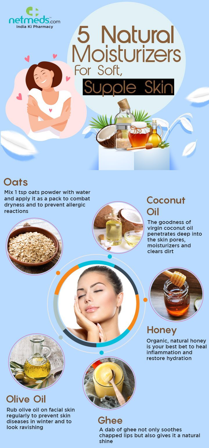 5 Natural Moisturizers For Soft, Supple Skin