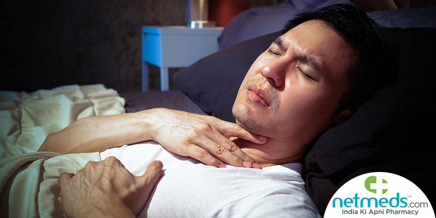 Man suffering from cardiac asthma