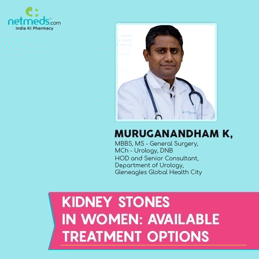 Kidney Stones in women by Muruganandham K