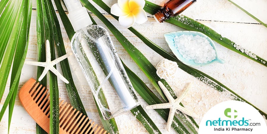 Sea Salt-Tea Tree Oil Anti Dandruff Scalp Scrub