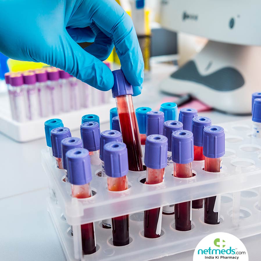 Arranging the blood samples