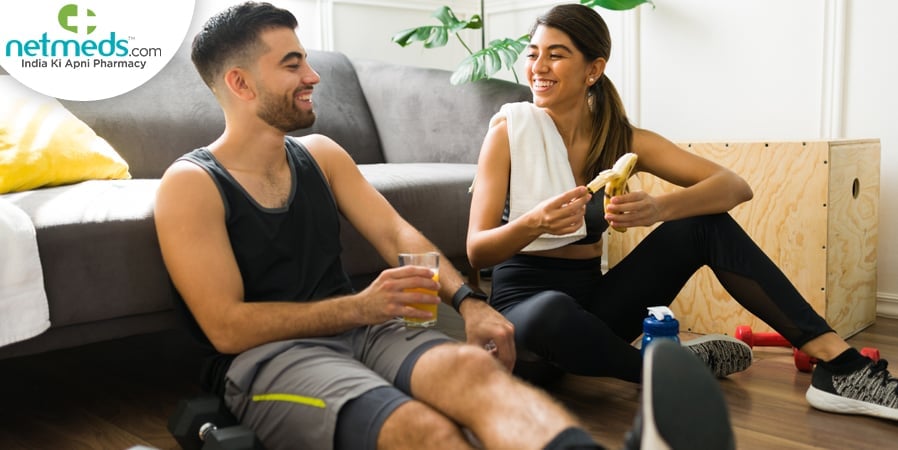 Couple in gym