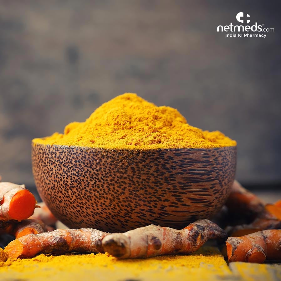 Turmeric powder in a bowl