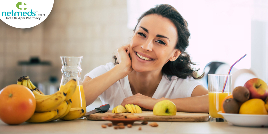Fruits on table