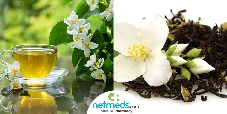 Jasmine tea, plants and flowers