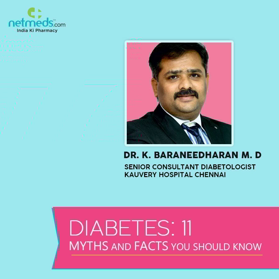 Diabetes Myths And Facts By Dr K Baraneedharan
