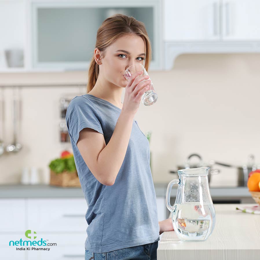 Girl Drinking Water