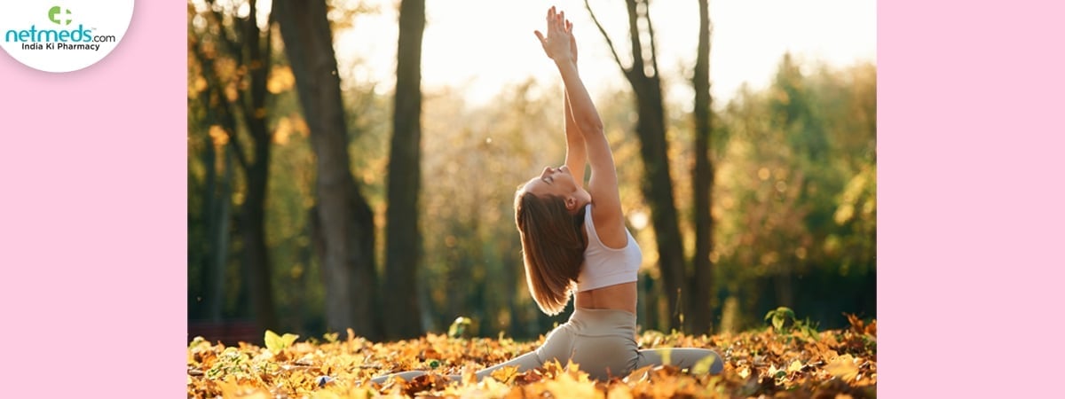 autumn season yoga