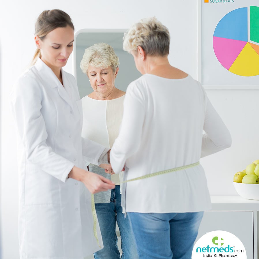 older people gain weight