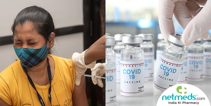 Woman getting vaccinated - COVID-19