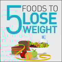 Top 5 Super Foods To Achieve Weight Loss - Infographic
