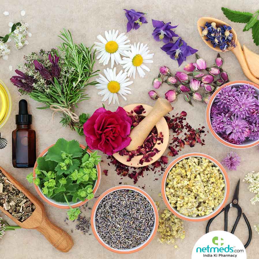 dashamoola and floral extracts