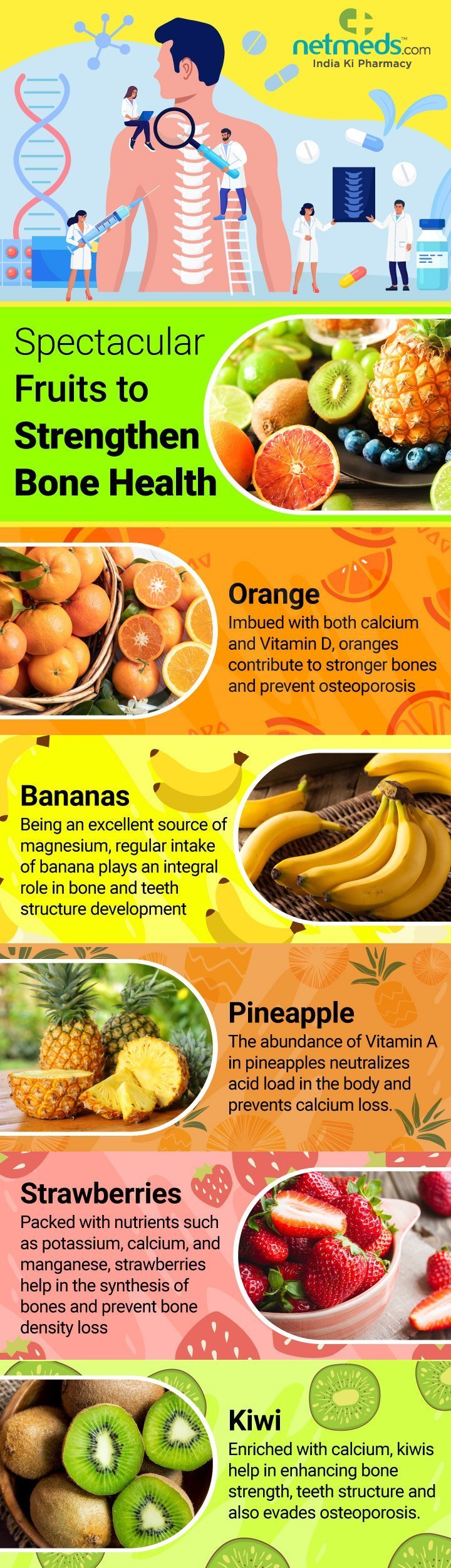 Spectacular Fruits To Stregthen Bone Health 
