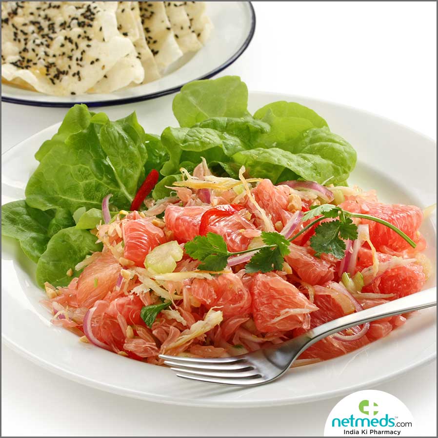 vegan pomelo salad