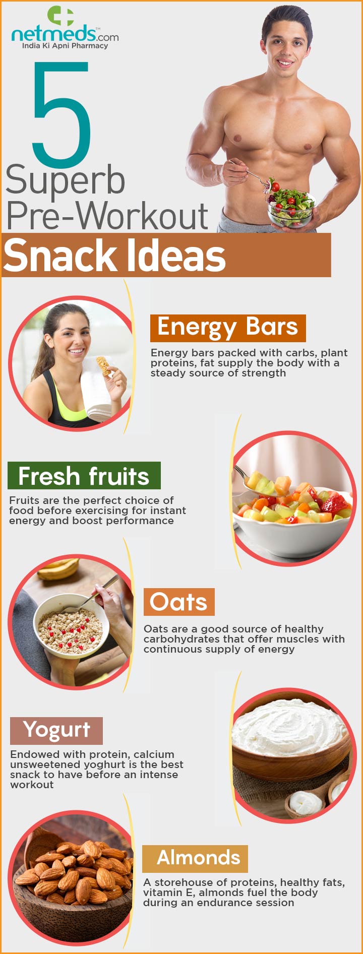 5 Superb Pre-Workout Snack Ideas
