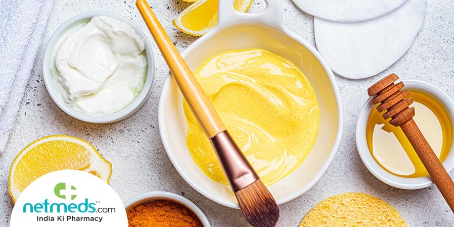 DIY Turmeric Face Packs