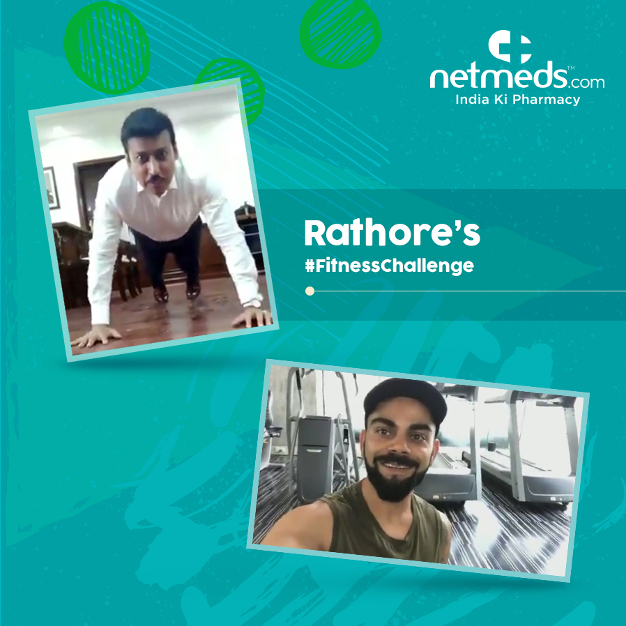 Rathore’s #Fitness Challenge and Kohli