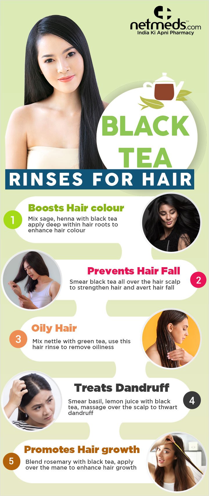 Black Tea Rinses For Hair