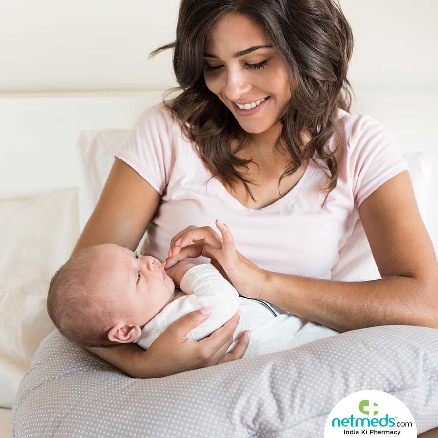 Mother Getting Ready to Give Breast milk To Baby
