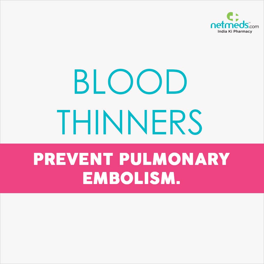 Blood Thinners Prevent Pulmonary Embolism