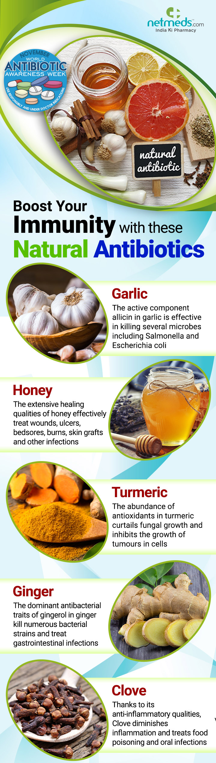Boost your immunity with these natural antibiotics