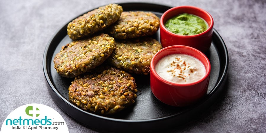 Moong sprouts cutlet
