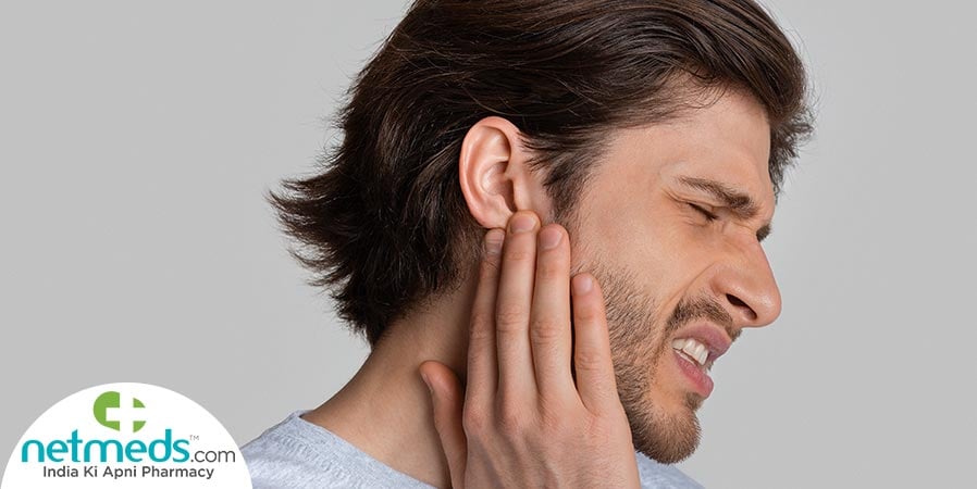 Man suffering from tympanosclerosis