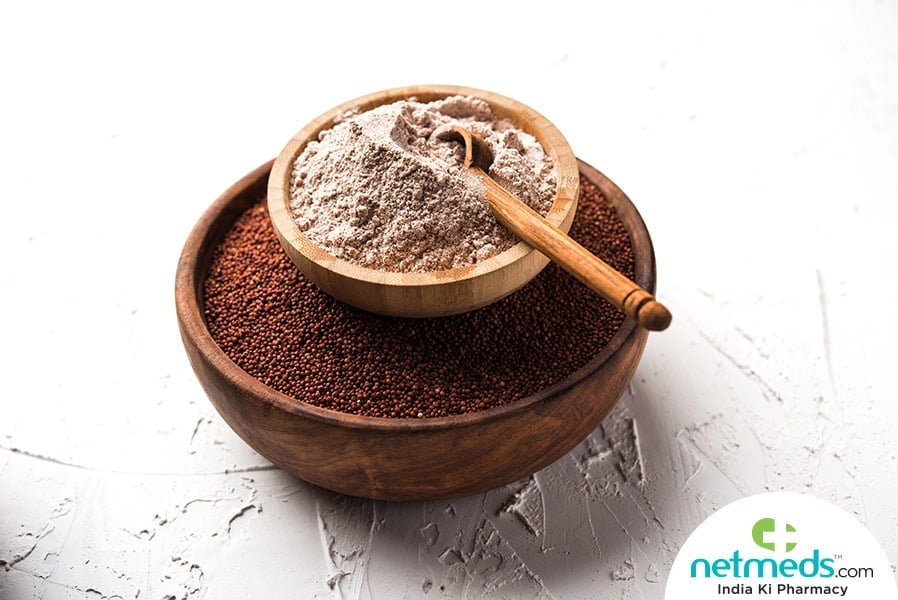ragi for skin and hair