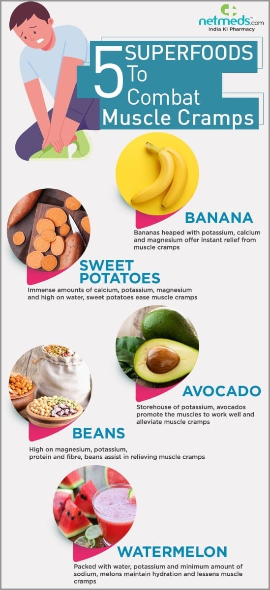 5 foods to ease muscle cramps
