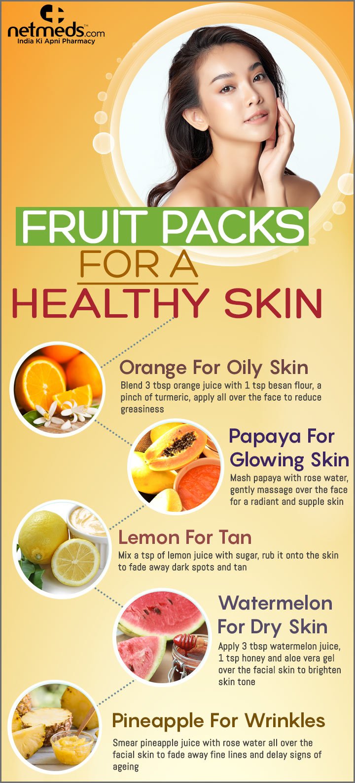 Fruit Packs For A Healthy Skin