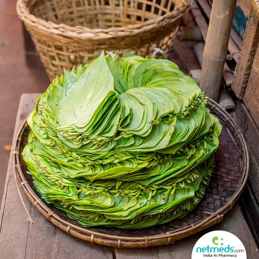 Betel Leaves in a tray