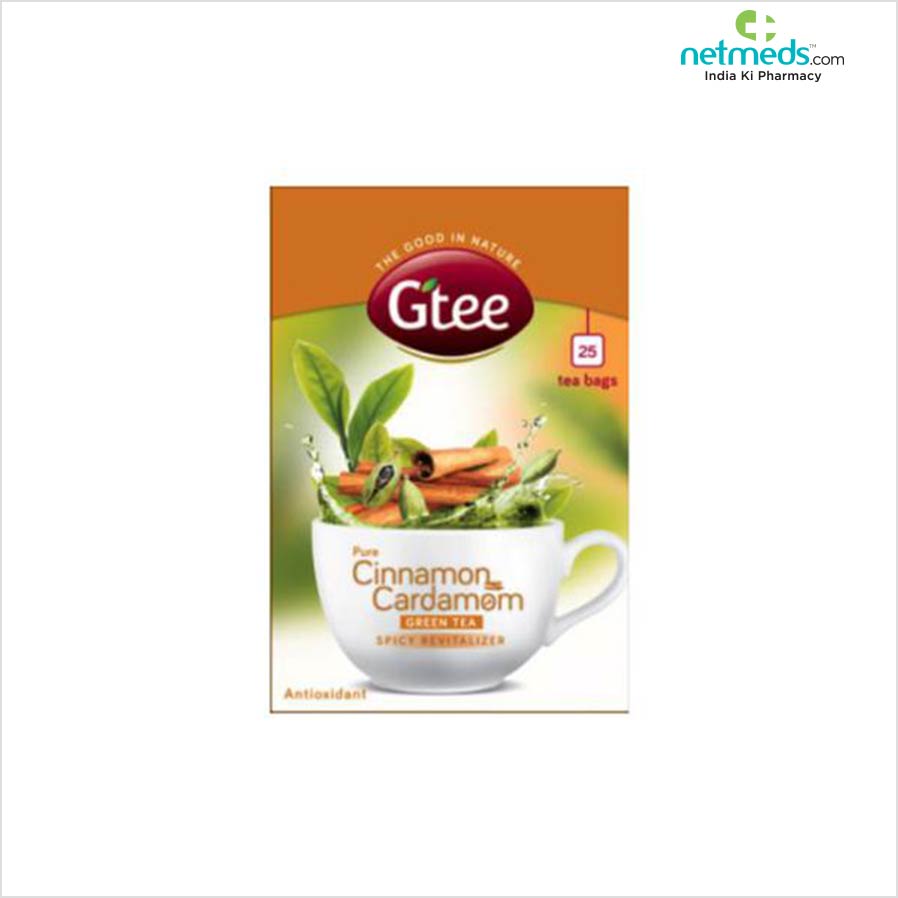 green tea with cinnamon and cardamom