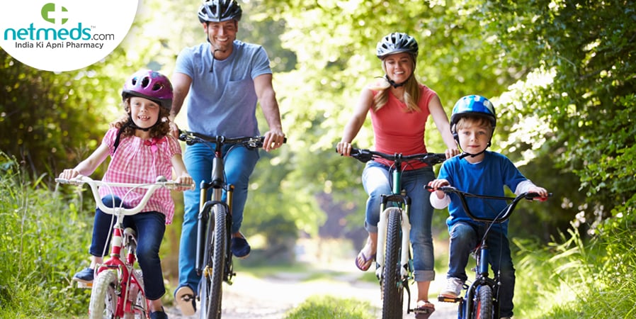 Cycling with family