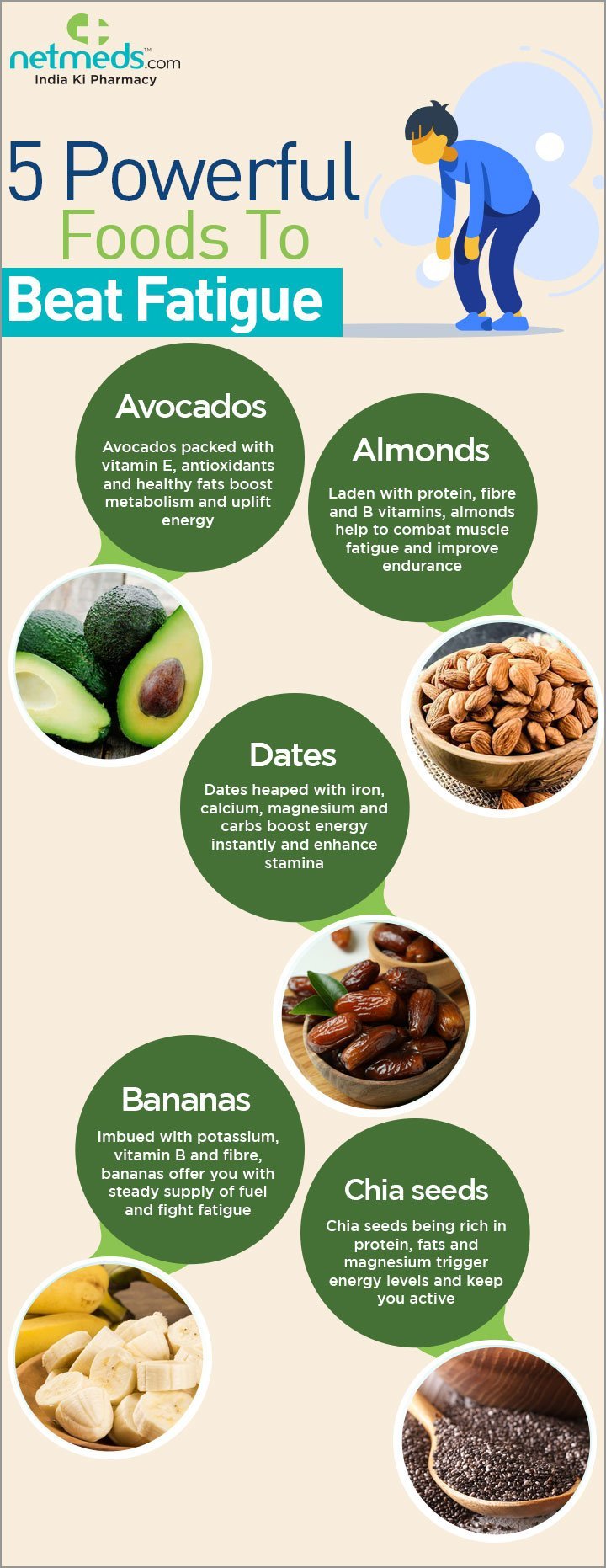 5 powerful foods to beat fatigue