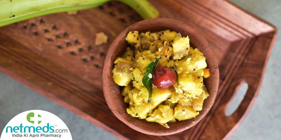 Raw Red Banana Masala