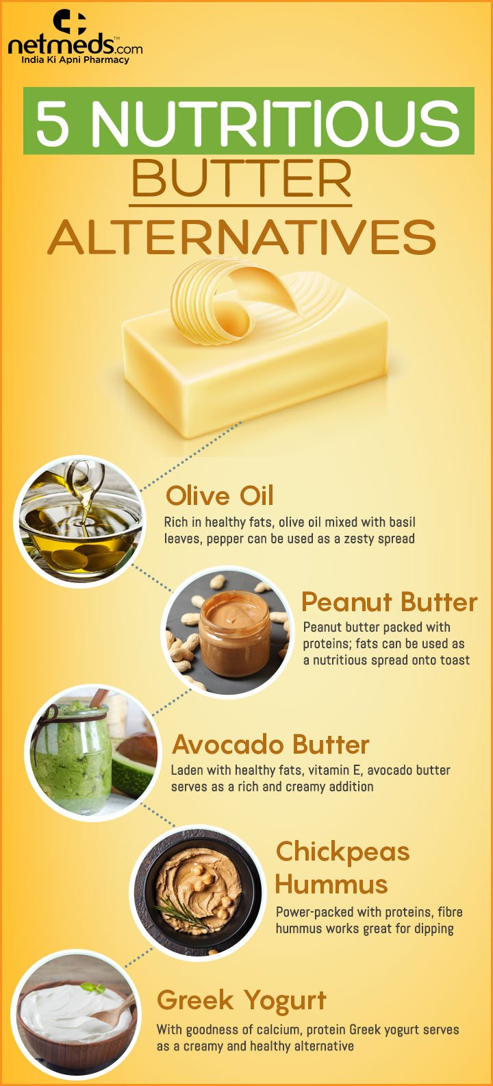 5 Nutritious Butter Alternatives
