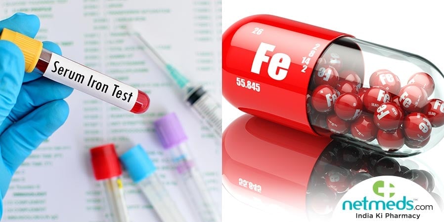 Serum iron test and serum tablet