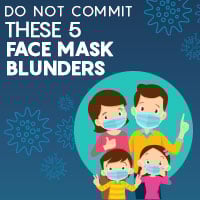 COVID-19: 5 Common Mistakes To Avoid While Wearing A Face Mask – Infographic