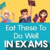 Your Perfect Diet Chart To Cope Up With Exam Stress -Info graphic