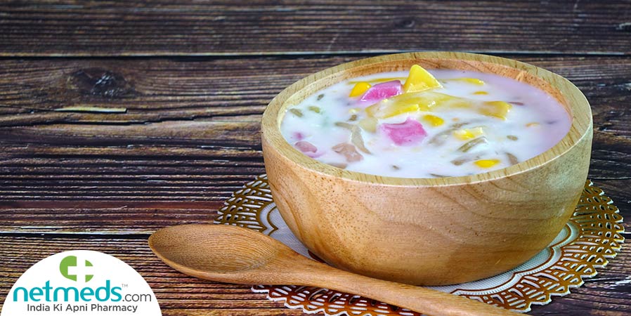 Water chestnut in coconut milk