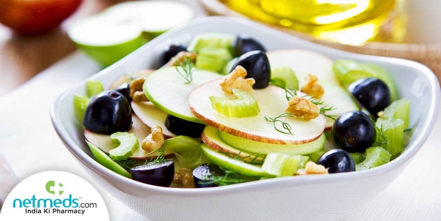 Green apple chaat
