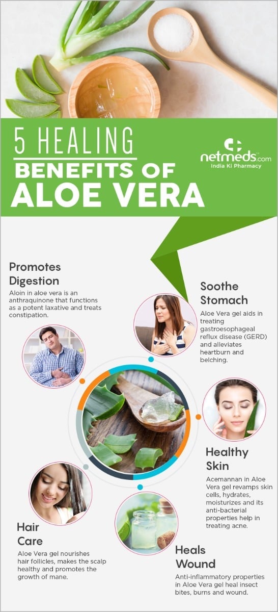 5 Healing Benefits of Aloe Vera