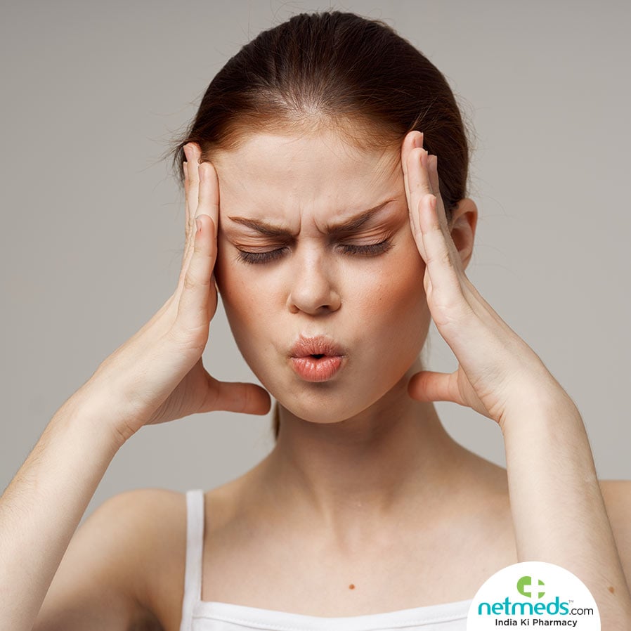 Girl suffering from stress