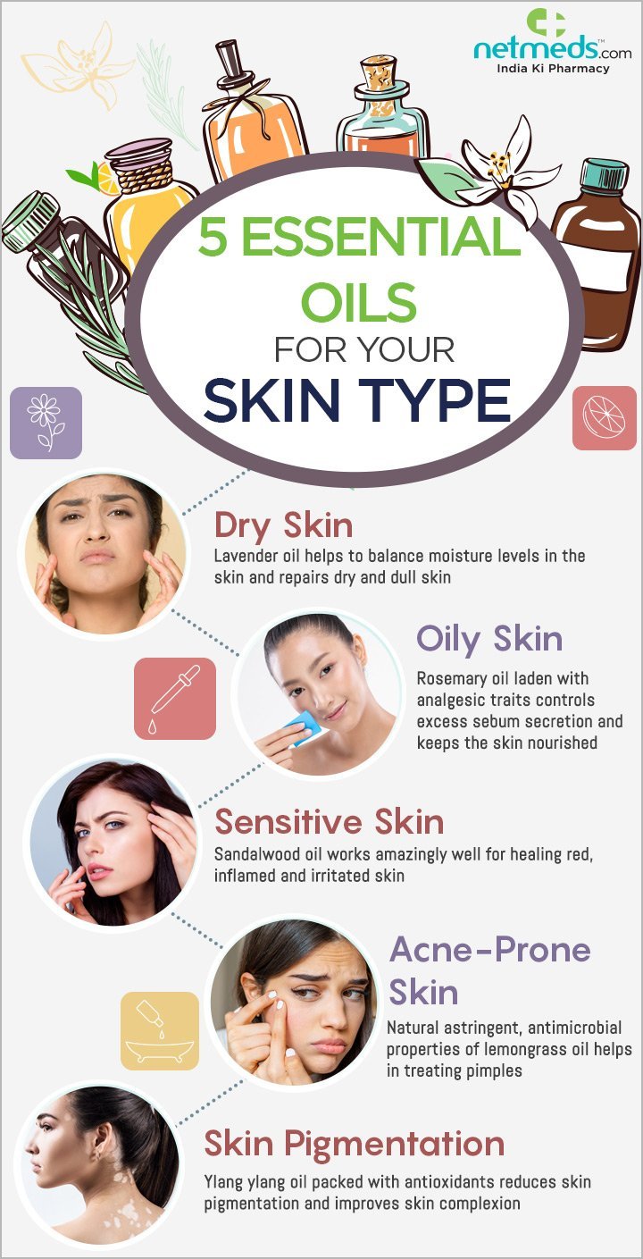5 essential oils for your skin type
